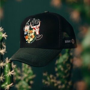 Los Chicago Bulls trucker hat, arena giveaway - artist hat series